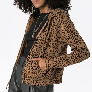 Nili Lotan Leopard Hoodie